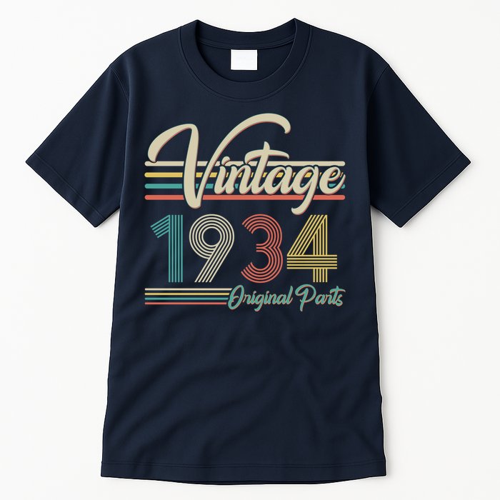 Vintage Original Parts 1934 90th Birthday Tall T-Shirt