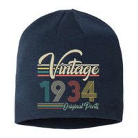 Vintage Original Parts 1934 90th Birthday Sustainable Beanie