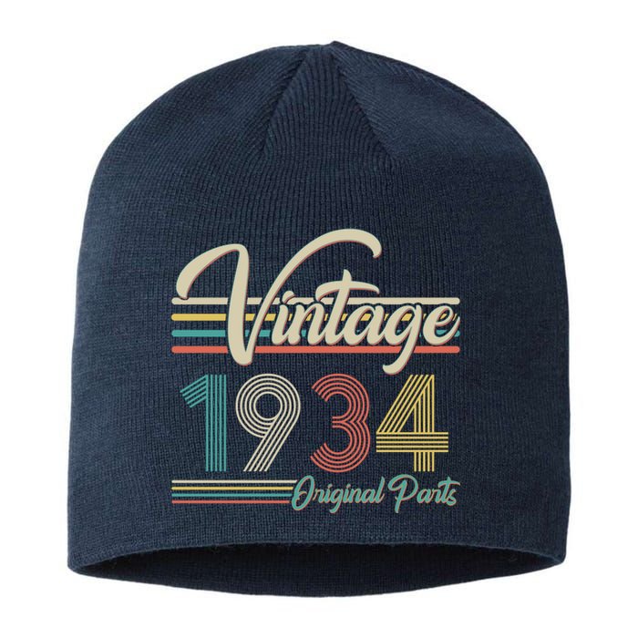 Vintage Original Parts 1934 90th Birthday Sustainable Beanie