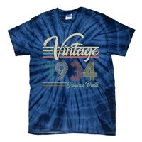 Vintage Original Parts 1934 90th Birthday Tie-Dye T-Shirt