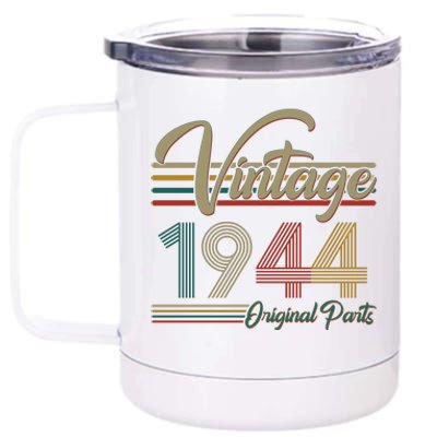 Vintage Original Parts 1944 80th Birthday 12 oz Stainless Steel Tumbler Cup