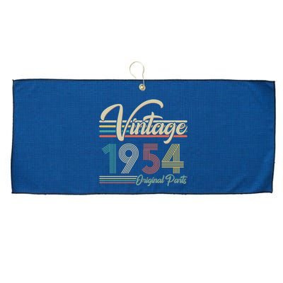 Vintage Original Parts 1954 70th Birthday Large Microfiber Waffle Golf Towel