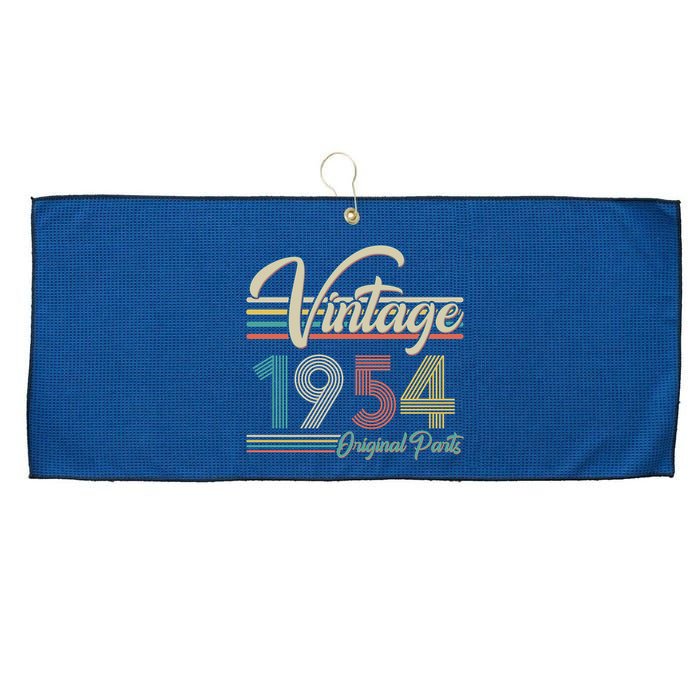 Vintage Original Parts 1954 70th Birthday Large Microfiber Waffle Golf Towel