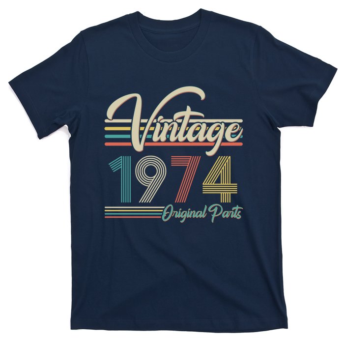 Vintage Original Parts 1974 50th Birthday T-Shirt