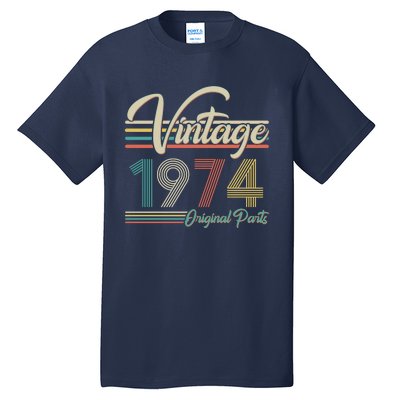 Vintage Original Parts 1974 50th Birthday Tall T-Shirt