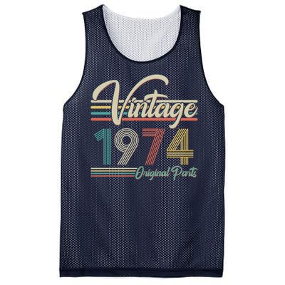 Vintage Original Parts 1974 50th Birthday Mesh Reversible Basketball Jersey Tank