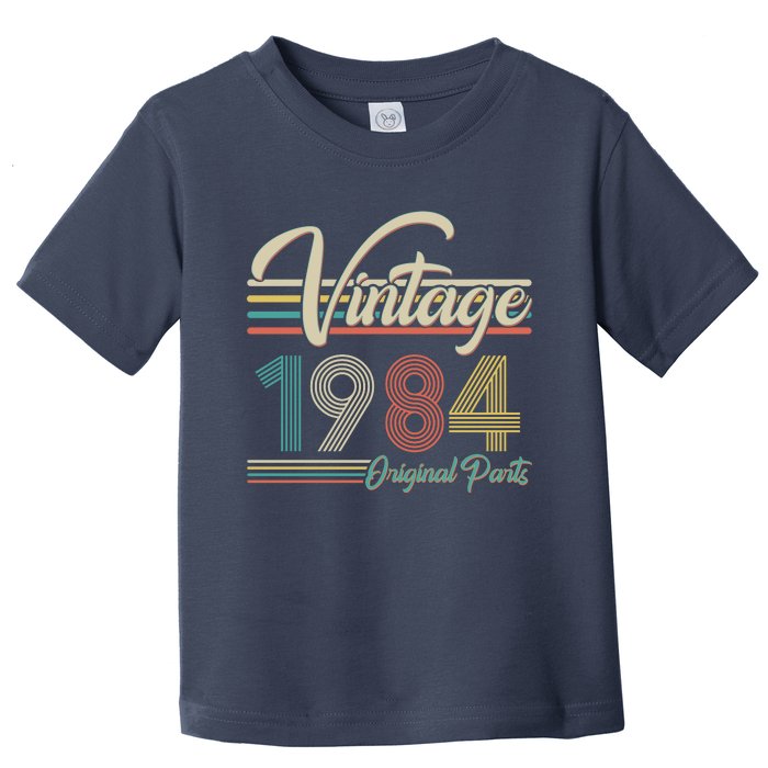 Vintage Original Parts 1984 40th Birthday Toddler T-Shirt