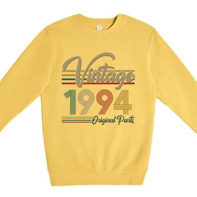 Vintage Original Parts 1994 30th Birthday Premium Crewneck Sweatshirt