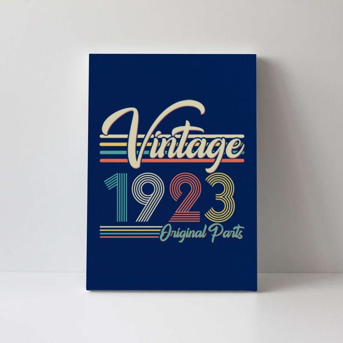 Vintage Original Parts 1923 100th Birthday Canvas