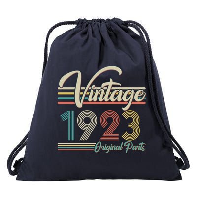 Vintage Original Parts 1923 100th Birthday Drawstring Bag
