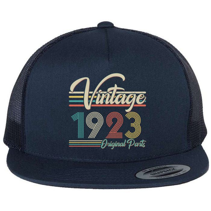 Vintage Original Parts 1923 100th Birthday Flat Bill Trucker Hat