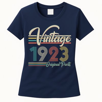 Vintage Original Parts 1923 100th Birthday Womens T-Shirt