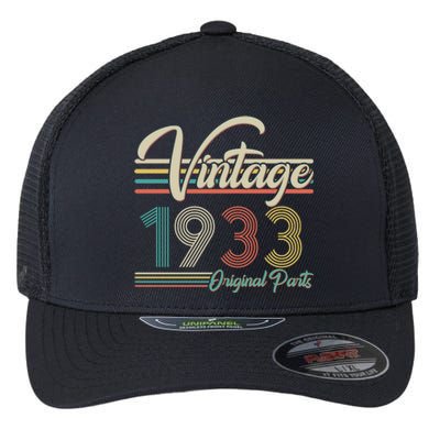 Vintage Original Parts 1933 90th Birthday Flexfit Unipanel Trucker Cap