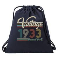 Vintage Original Parts 1933 90th Birthday Drawstring Bag