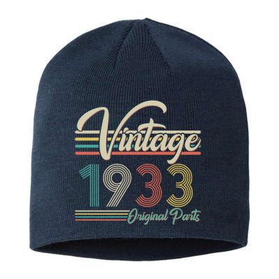 Vintage Original Parts 1933 90th Birthday Sustainable Beanie