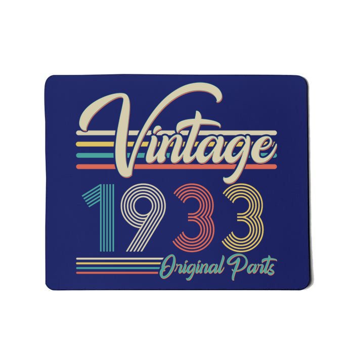 Vintage Original Parts 1933 90th Birthday Mousepad