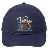 Vintage Original Parts 1953 70th Birthday 7-Panel Snapback Hat