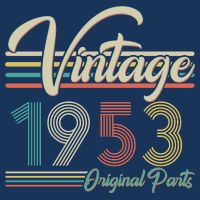 Vintage Original Parts 1953 70th Birthday 7-Panel Snapback Hat