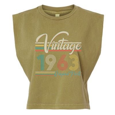 Vintage Original Parts 1963 60th Birthday Garment-Dyed Women's Muscle Tee