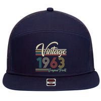 Vintage Original Parts 1963 60th Birthday 7 Panel Mesh Trucker Snapback Hat