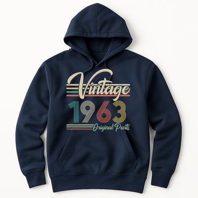Vintage Original Parts 1963 60th Birthday Hoodie