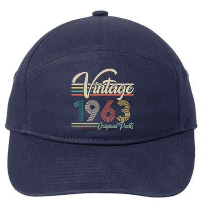 Vintage Original Parts 1963 60th Birthday 7-Panel Snapback Hat