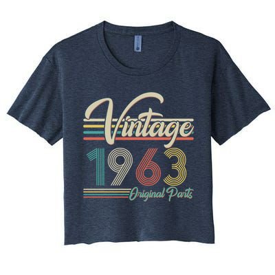 Vintage Original Parts 1963 60th Birthday Crop Top
