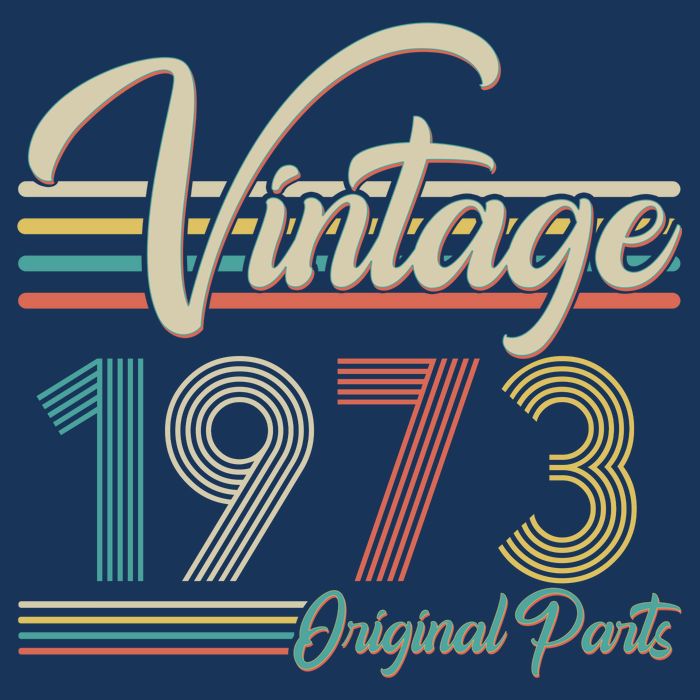 Vintage Original Parts 1973 50th Birthday Flatbill Hat