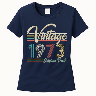 Vintage Original Parts 1973 50th Birthday Womens T-Shirt