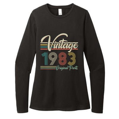 Vintage Original Parts 1983 40th Birthday Womens CVC Long Sleeve Shirt