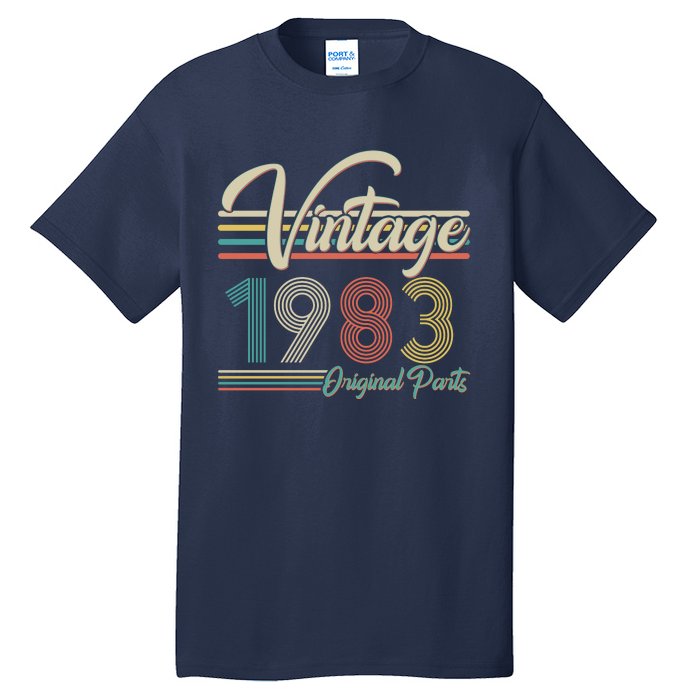 Vintage Original Parts 1983 40th Birthday Tall T-Shirt