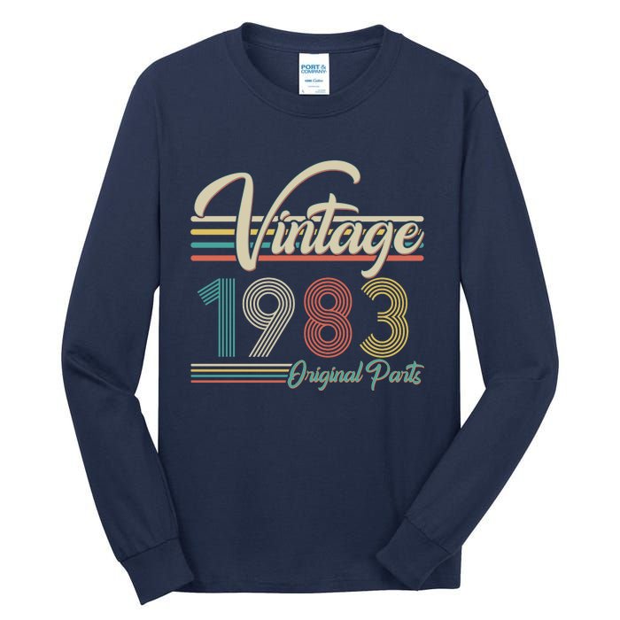 Vintage Original Parts 1983 40th Birthday Tall Long Sleeve T-Shirt