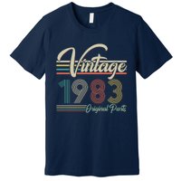 Vintage Original Parts 1983 40th Birthday Premium T-Shirt