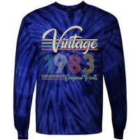 Vintage Original Parts 1983 40th Birthday Tie-Dye Long Sleeve Shirt