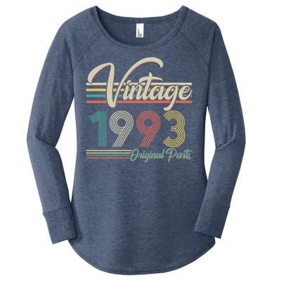 Vintage Original Parts 1993 30th Birthday Women's Perfect Tri Tunic Long Sleeve Shirt