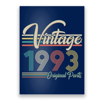 Vintage Original Parts 1993 30th Birthday Poster