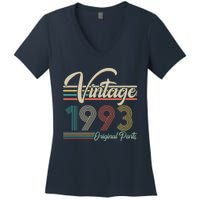 Vintage Original Parts 1993 30th Birthday Women's V-Neck T-Shirt