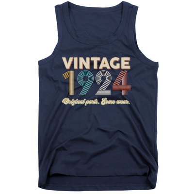 Vintage Original Parts Some Wear 1924 100th Birthday Tank Top