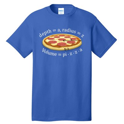 Volume Of Pizza Funny Math Gift Tall T-Shirt