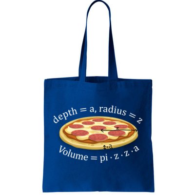 Volume Of Pizza Funny Math Gift Tote Bag