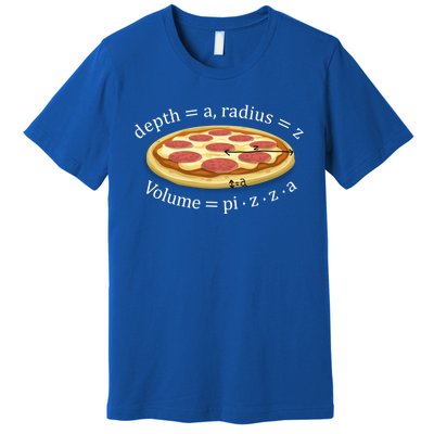 Volume Of Pizza Funny Math Gift Premium T-Shirt