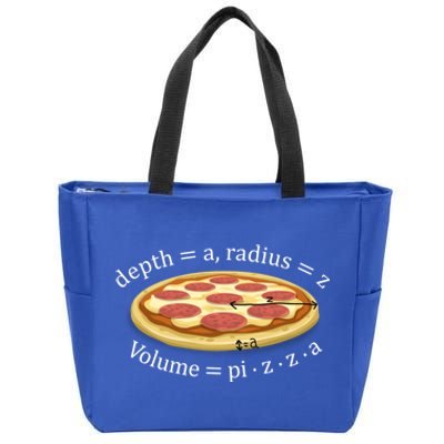 Volume Of Pizza Funny Math Gift Zip Tote Bag