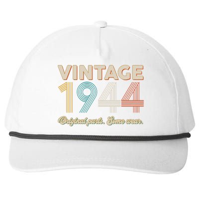 Vintage Original Parts Some Wear 1944 80th Birthday Snapback Five-Panel Rope Hat