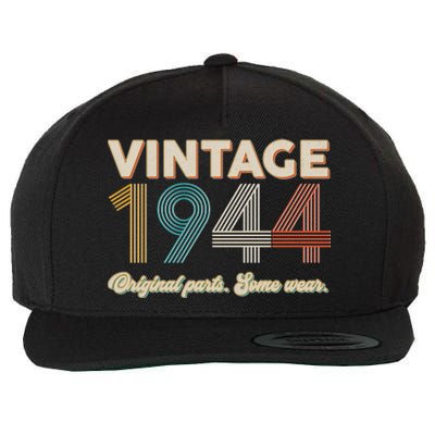 Vintage Original Parts Some Wear 1944 80th Birthday Wool Snapback Cap