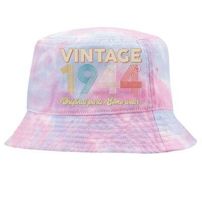 Vintage Original Parts Some Wear 1944 80th Birthday Tie-Dyed Bucket Hat