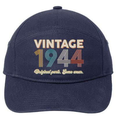 Vintage Original Parts Some Wear 1944 80th Birthday 7-Panel Snapback Hat