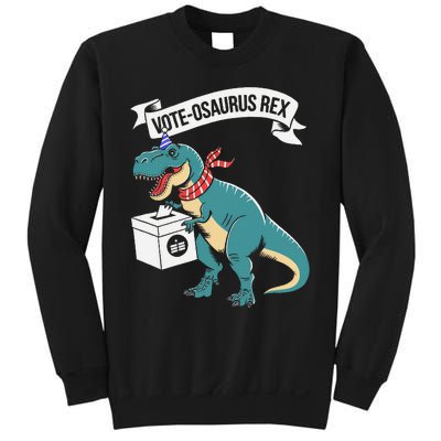 Vote Osaurus Rex Funny Election Dino Sweatshirt