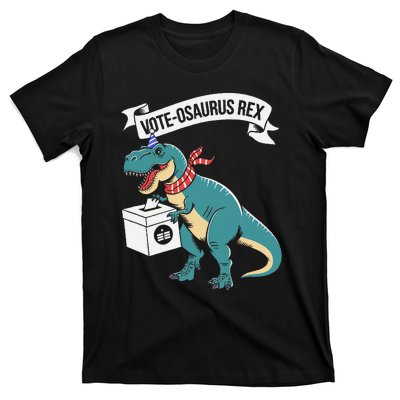 Vote Osaurus Rex Funny Election Dino T-Shirt