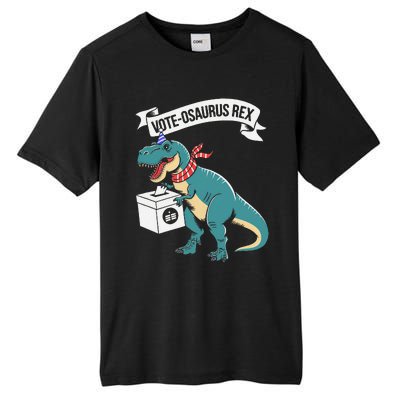 Vote Osaurus Rex Funny Election Dino Tall Fusion ChromaSoft Performance T-Shirt