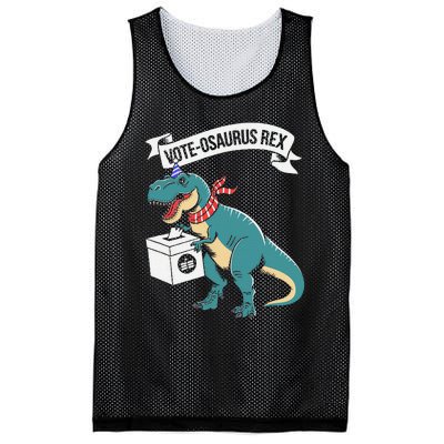 Vote Osaurus Rex Funny Election Dino Mesh Reversible Basketball Jersey Tank